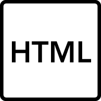 HTMLのアイコン